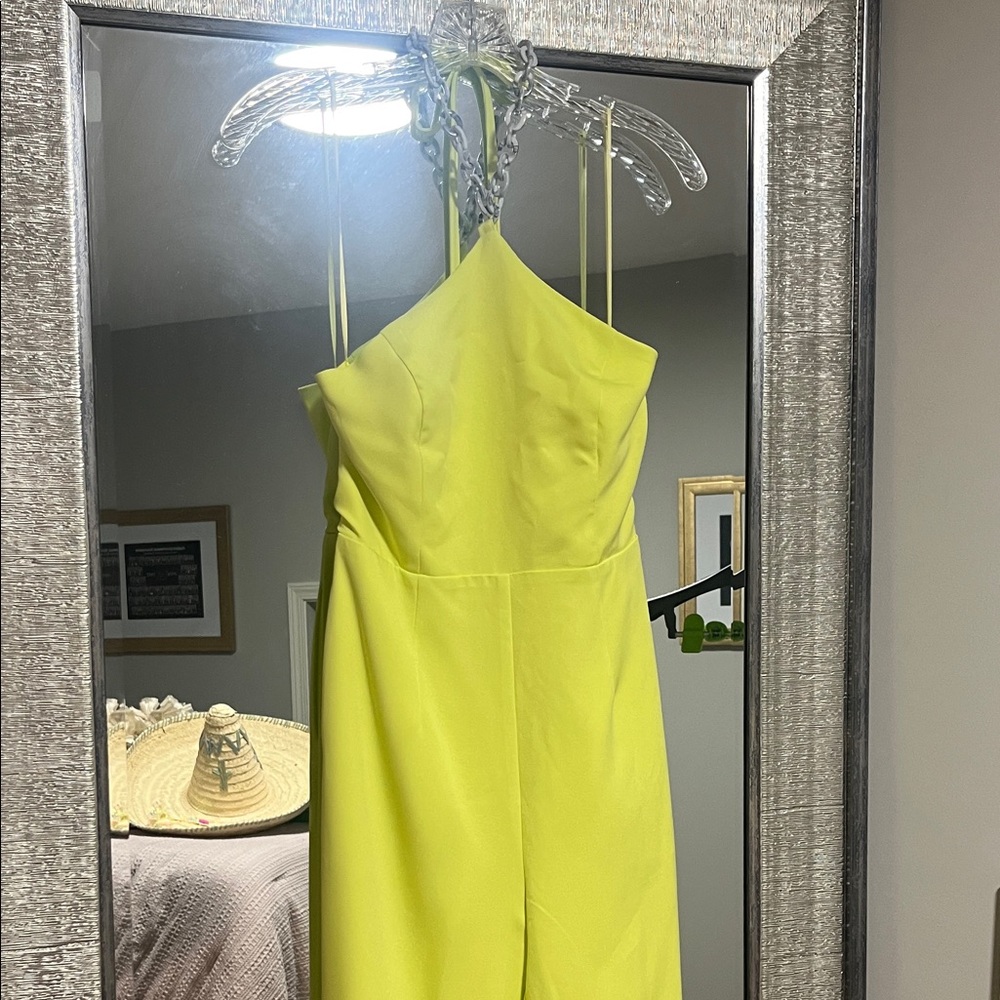 DO+BE Vibrant Yellow Cropped Jumpsuit
